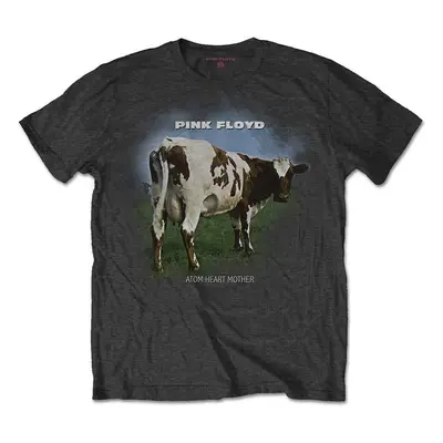 Pink Floyd Tričko Atom Heart Mother Fade Unisex Charcoal Grey