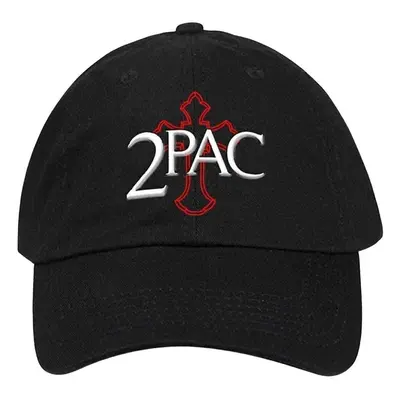 2Pac Kšiltovka Cross Logo Black