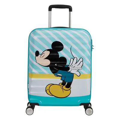 American Tourister Disney Wavebreaker Spinner 55/20 Cabin Kufr se kolečky Blue Kiss L