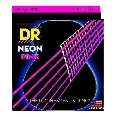 DR Strings NPA-12 HiDef Neon Struny pro akustickou kytaru