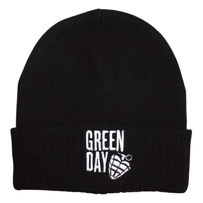 Green Day Čepice Stacked Logo & Grenade Black