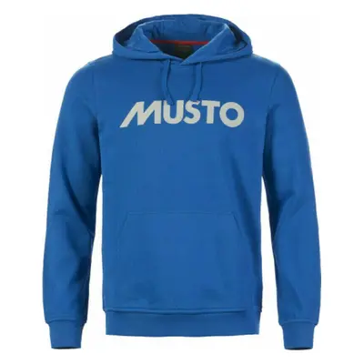 Musto Logo Hoodie Mikina s kapucí Aruba Blue