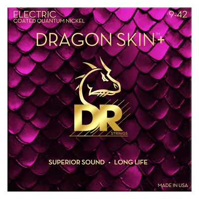 DR Strings Dragon Skin+ Coated Light Struny pro elektrickou kytaru