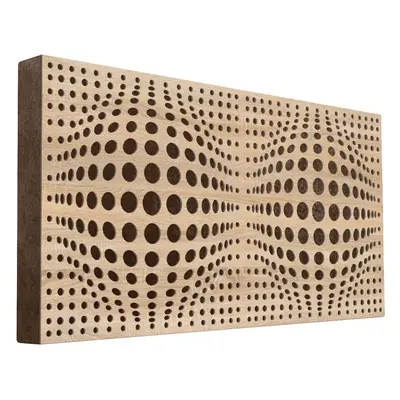 Mega Acoustic FiberPRO120 AcouSphere Sonoma Oak/Brown Absorpční dřevěný panel