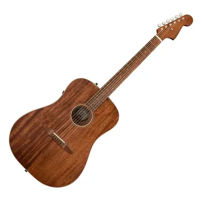 Fender Redondo Special All Mahogany PF Satin Natural Elektroakustická kytara Dreadnought