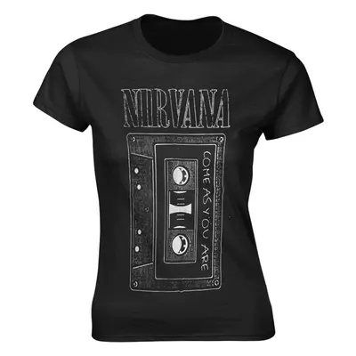 Nirvana Tričko As You Are Tape Womens Black