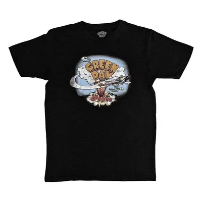 Green Day Tričko Dookie Vintage Unisex Black