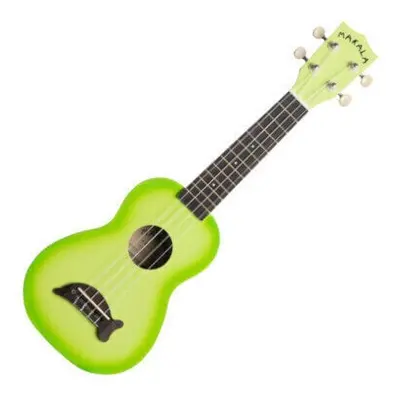 Kala Makala Dolphin Green Apple Burst Sopránové ukulele