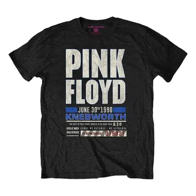 Pink Floyd Tričko Knebworth '90 Blue Unisex Black