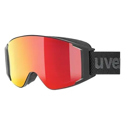 UVEX g.gl TOP Black Mat/Mirror Red/Polavision Lyžařské brýle