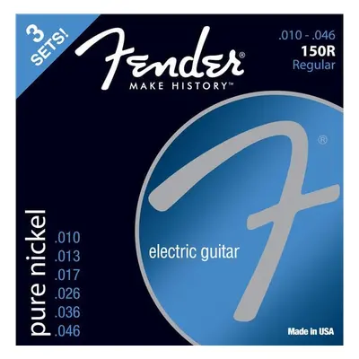 Fender 150R Electric Pure Nickel Ball End 3 Pack Struny pro elektrickou kytaru