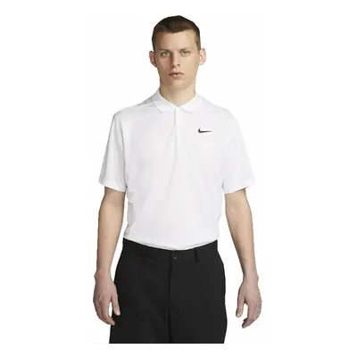 Nike Dri-Fit Victory+ Mens Golf White/Black Polo košile