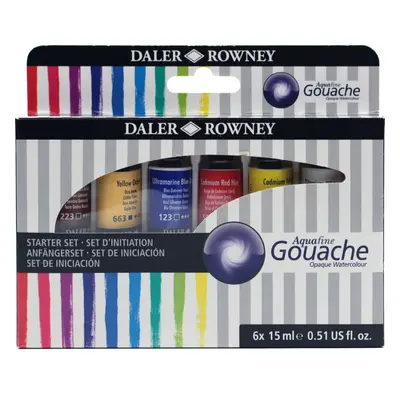 Daler Rowney Aquafine Sada kvašových barev Introduction Set x ml