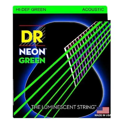 DR Strings NGA-11 HiDef Neon Struny pro akustickou kytaru