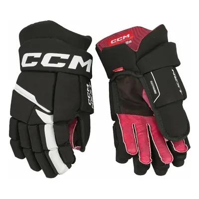 CCM Next Black/White Hokejové rukavice