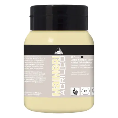 Maimeri Acrilico Akrylová barva Naples Yellow Deep 500 ml ks