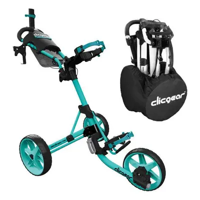 Clicgear Model 4.0 SET Soft Teal Manuální golfové vozíky