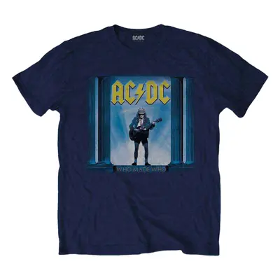 AC/DC Tričko Who Man Who Unisex Navy Blue