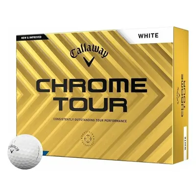 Callaway Chrome Tour White Basic Golfové míčky