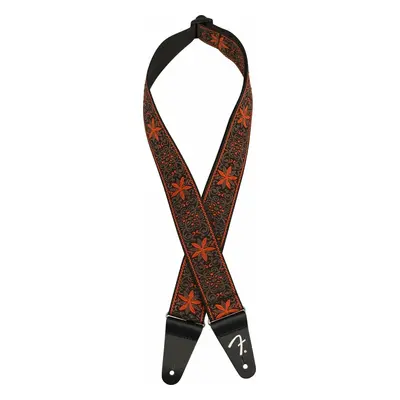 Fender Pasadena Woven Strap Kytarový pás Orange Wallflower