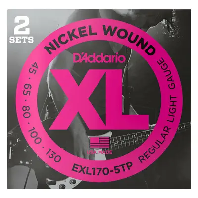 D'Addario EXL170-5TP Struny pro 5-strunnou baskytaru