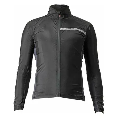 Castelli Squadra Stretch Bunda Light Black/Dark Gray