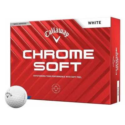 Callaway Chrome Soft White Basic Golfové míčky