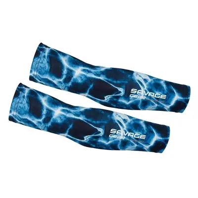 Savage Gear Tričko Marine UV Sleeves Sea Blue