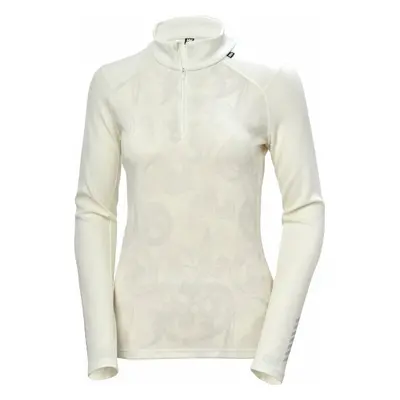 Helly Hansen W Lifa Merino Midweight 2-in-1 Graphic Half-zip Off White Rosemaling Termoprádlo