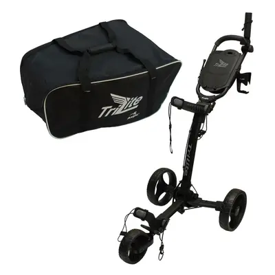 Axglo TriLite 3-Wheel SET Black/Black Manuální golfové vozíky