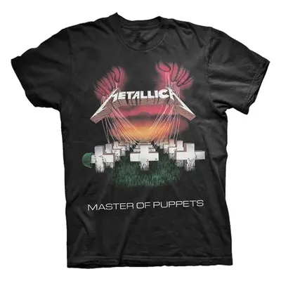 Metallica Tričko Master of Puppets European Tour '86. Unisex Black