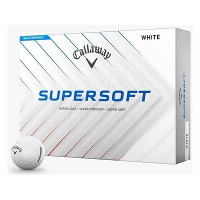 Callaway Supersoft White Basic Golfové míčky