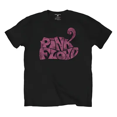 Pink Floyd Tričko Swirl Logo Unisex Black