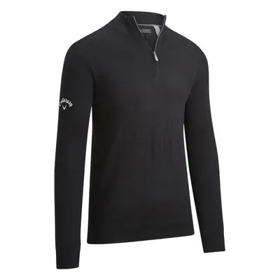 Callaway Windsper 1/4 Zipped Black Ink Pulovr