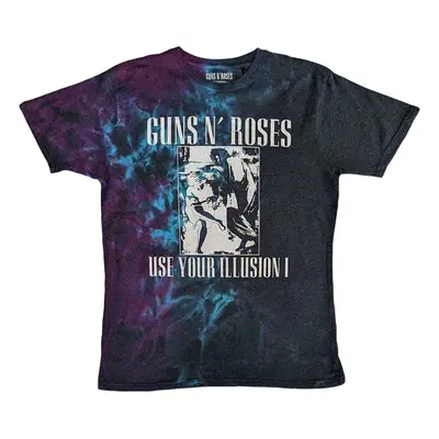 Guns N' Roses Tričko Use Your Illusion Monochrome Unisex Blue