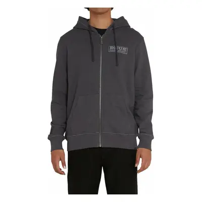 Deus Ex Machina Canyons Zip Thru Hoodie Shadow Grey Mikina