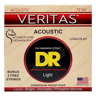 DR Strings VTA-12 Struny pro akustickou kytaru