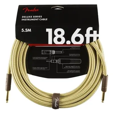 Fender Deluxe Series 5,5 m Rovný - Rovný Nástrojový kabel