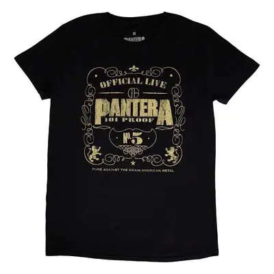 Pantera Tričko Proof Unisex Black