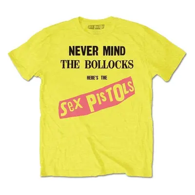 Sex Pistols Tričko NMTB Original Album Unisex Yellow