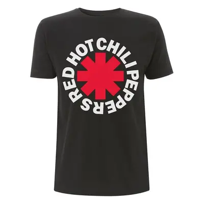 Red Hot Chili Peppers Tričko Classic Asterisk Unisex Black