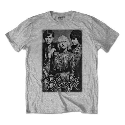 Blondie Tričko Band Promo Unisex Grey