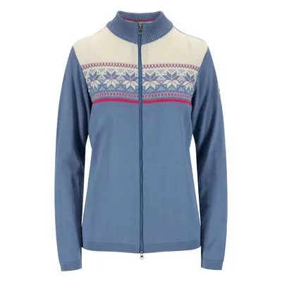 Dale of Norway Liberg Womens Jacket Blue Shadow/Off White Svetr