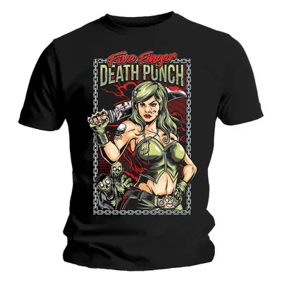 Five Finger Death Punch Tričko Assassin Unisex Black