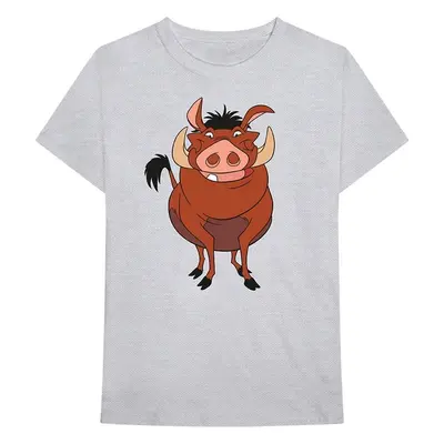 Disney Tričko Pumbaa Pose Unisex Grey