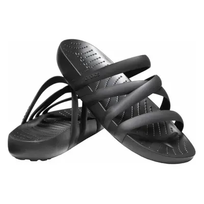 Crocs Splash Strappy Šlapky Black