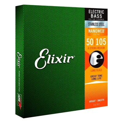 Elixir Nanoweb Struny pro baskytaru