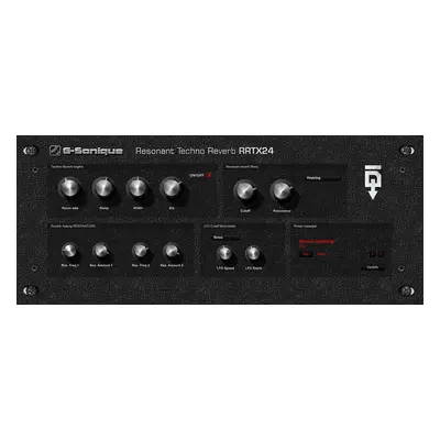 G-Sonique RRTX24 Resonant Techno Reverb (Digitální produkt)