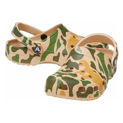 Crocs Classic Printed Camo Clog Sandály Chai/Tan