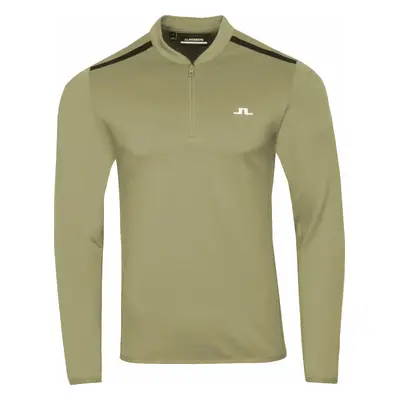 J.Lindeberg Tech Bridge Mid Layer Oil Green Sweatshirt